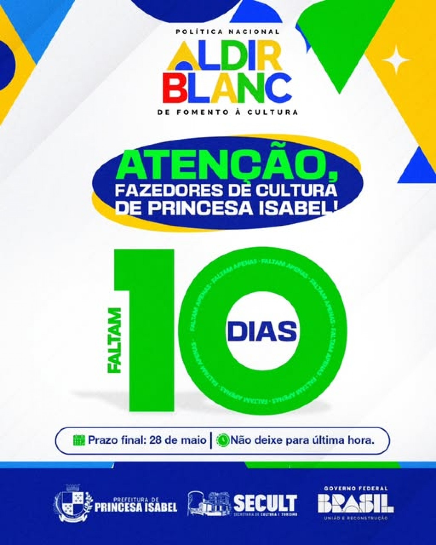 Atenção, fazedores de cultura!